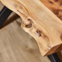 Boomstamtafel Live Edge Naturel Acaciahout 300 cm - Starfurn