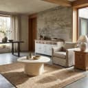 Melzo Salontafel rond wit 90 cm - Tower Living