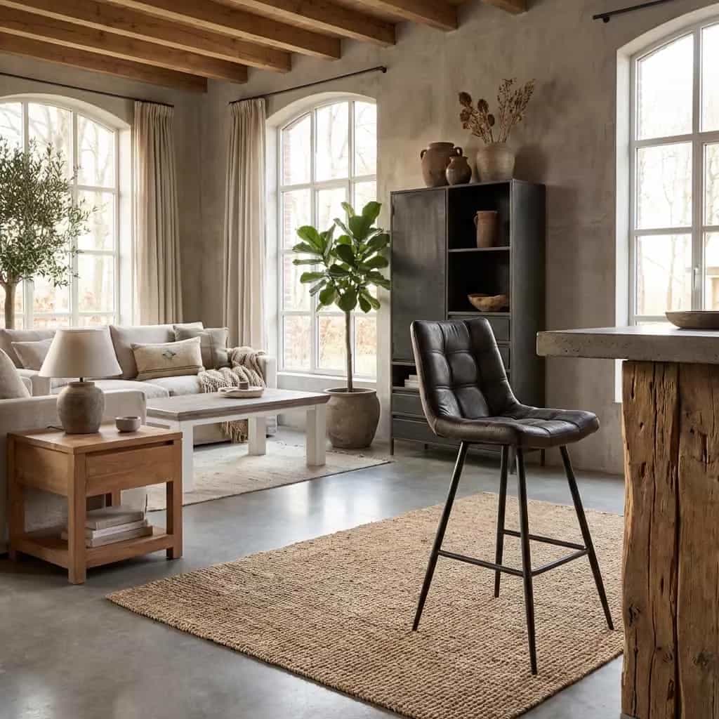 Navarra Barstoel - fabric Antracite