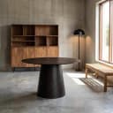 Eettafel Novero Espresso 130cm - Livingfurn