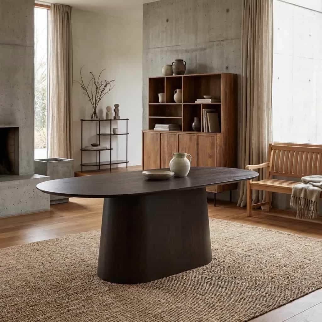 Eettafel Novero Espresso 230cm