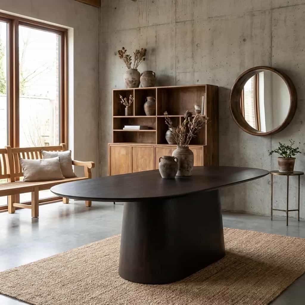 Eettafel Novero Espresso 280cm
