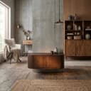 TV meubel Novero Espresso Zwevend 140cm - Livingfurn