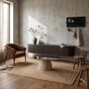 TV Meubel Novero Espresso Zwevend 220cm - Livingfurn