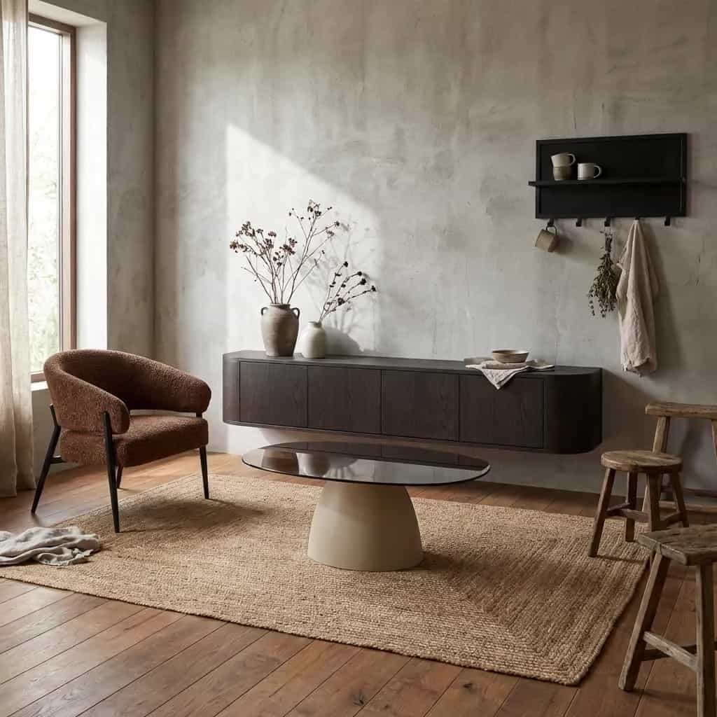 TV Meubel Novero Espresso Zwevend 220cm