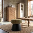 Ossana Poef rond 50 cm - Tower Living