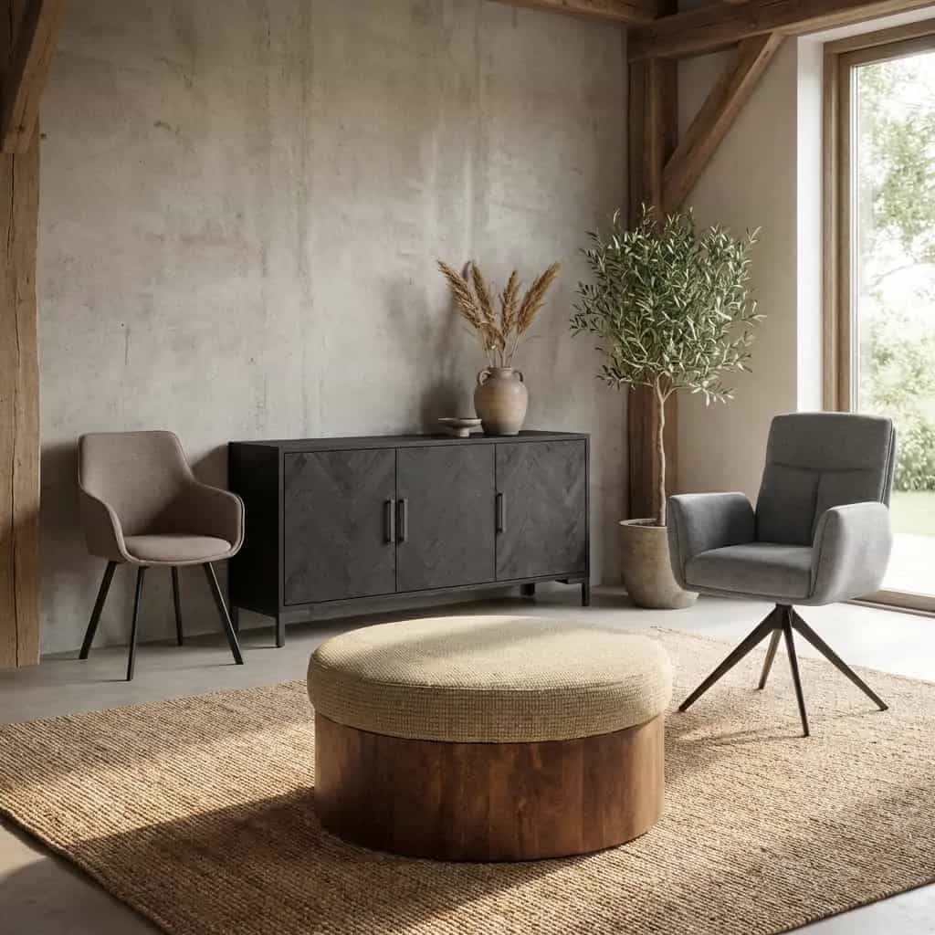 Ossana Salontafel rond 80 cm