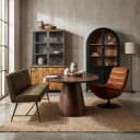 Premana Eetkamertafel bruin ovaal 220 cm - Tower Living