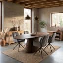 Premana Eetkamertafel bruin ovaal 240 cm - Tower Living