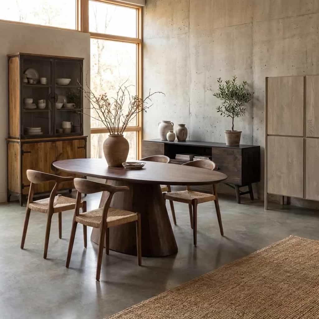 Premana Eetkamertafel bruin ovaal 260 cm