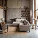 Prescot 2 5-AL + Chaise R - Sahara 400 espresso - Tower Living