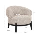 Lounge stoel Montana trendy nature - Richmond Interiors