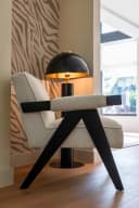 Lounge stoel Cooper white chenille - Richmond Interiors