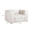Lounge stoel Merrol cream fusion fire retardant - Richmond Interiors