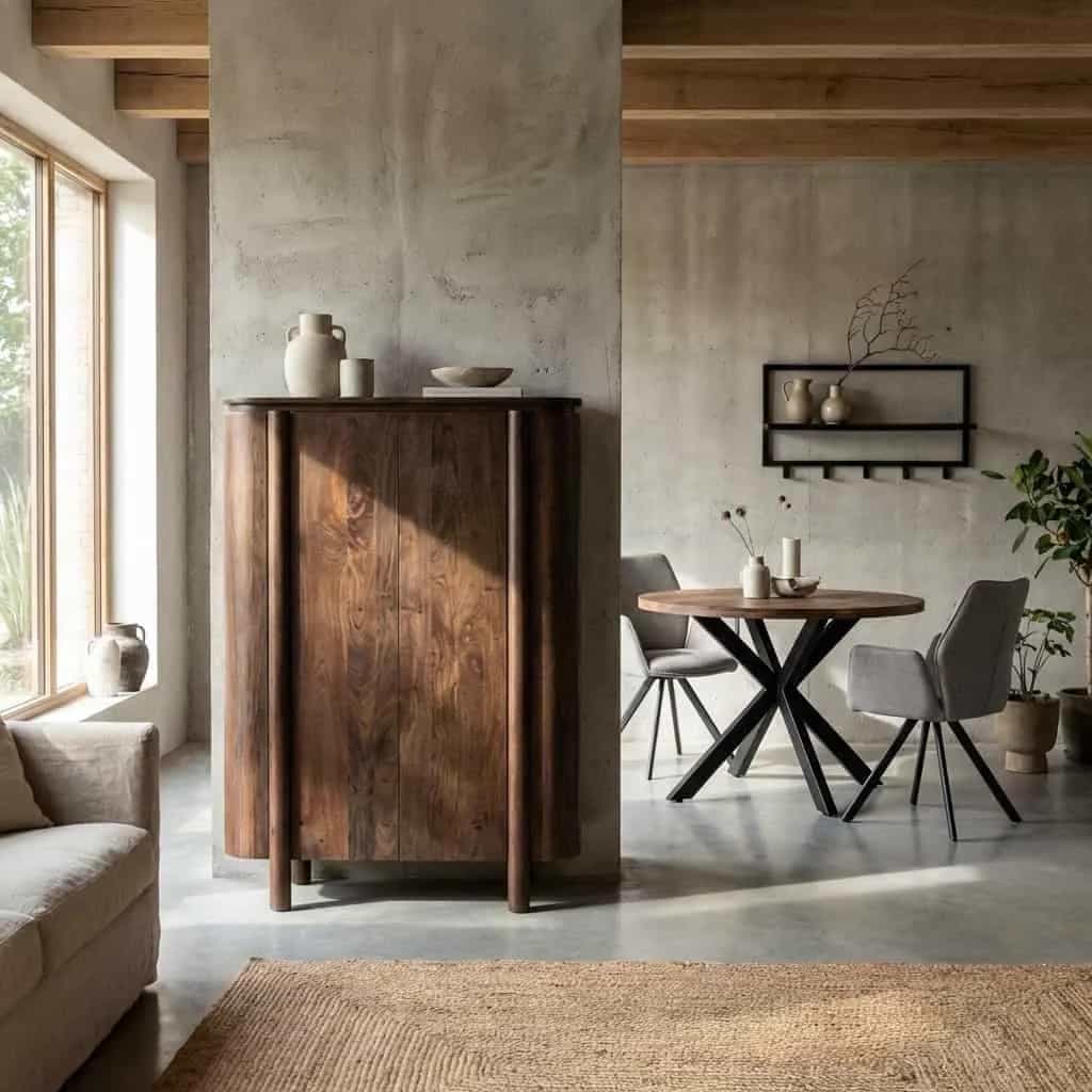 Wandkast Salano bruin 150 cm