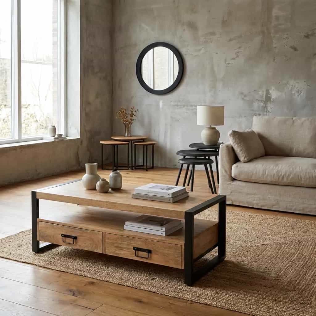 Salontafel Britt | 120 cm | vier lades