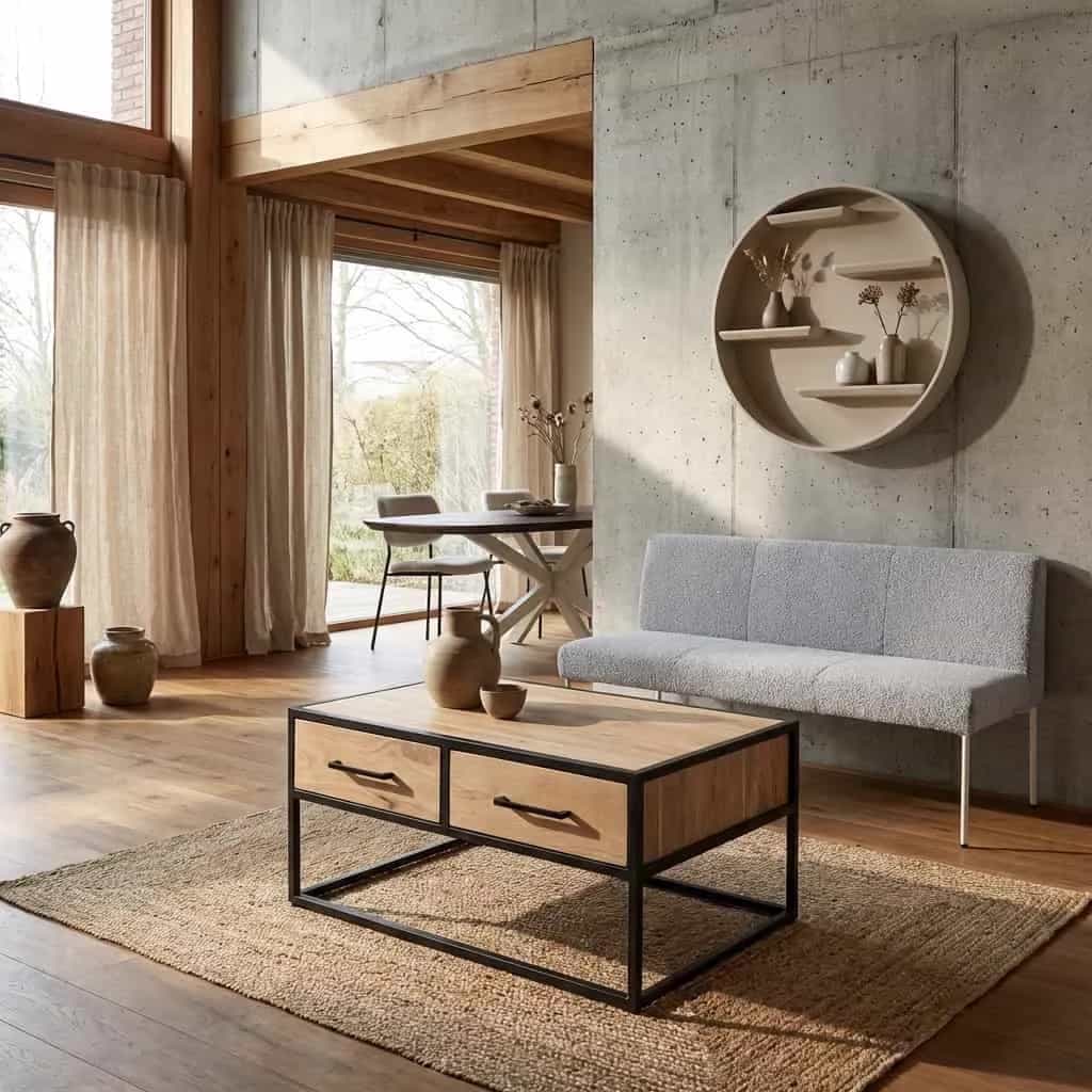 Salontafel Dakota | 80 cm