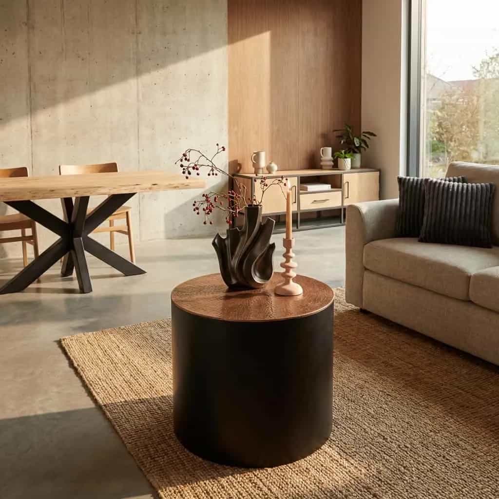 Salontafel Fiore Black | 60 cm