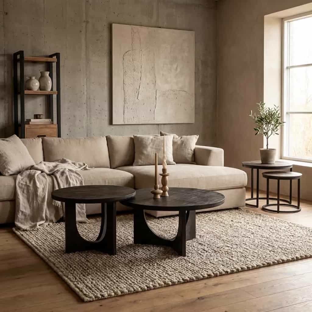 Salontafel Guus | Zwart | 60 cm
