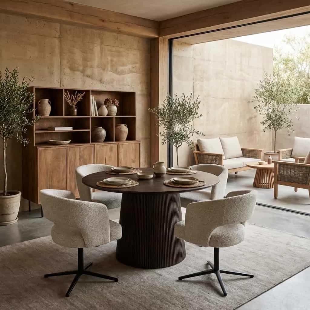 Eettafel Salvator Walnut 130cm