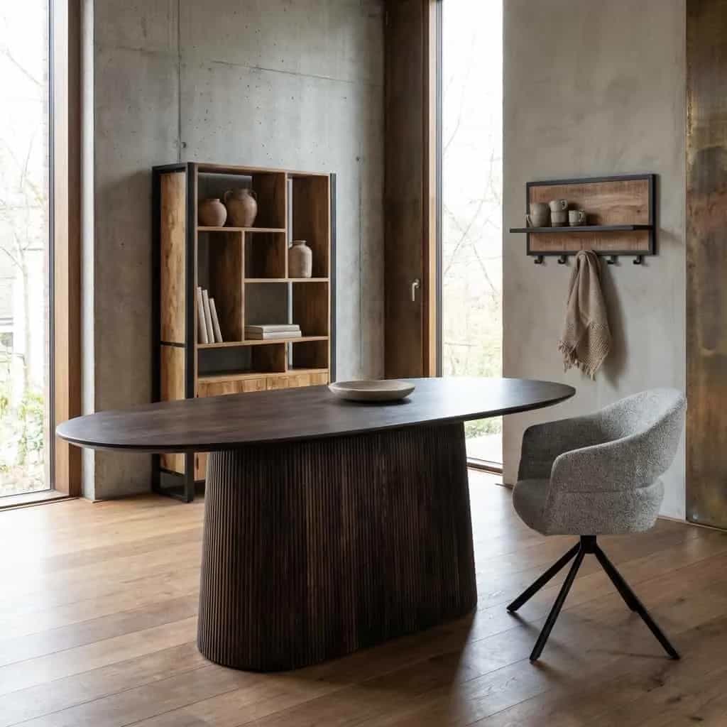 Eettafel Salvator Walnut 230cm