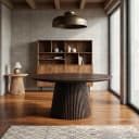 Salontafel Salvator Walnut 80cm - Livingfurn