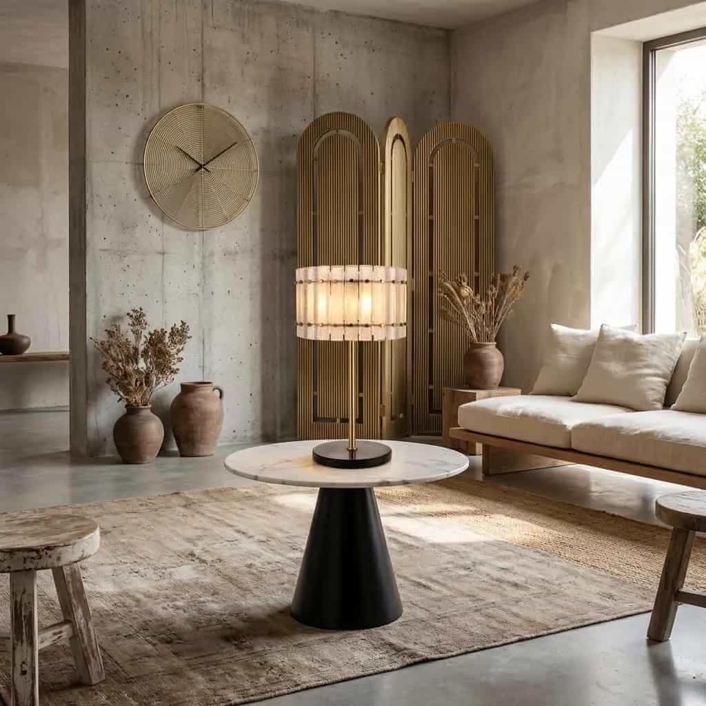 Tafellamp Felina bronze