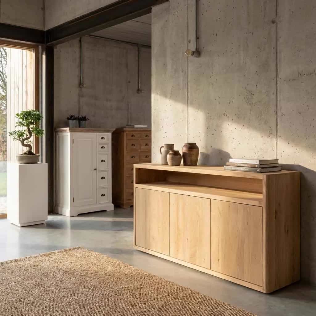 Tenna Dressoir naturel 180 cm