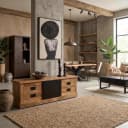 Tv meubel Noa Naturel Mangohout 155 cm - Starfurn