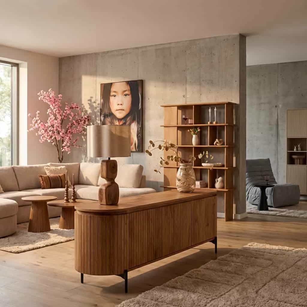 Tv meubel Solana | 165 cm | Naturel