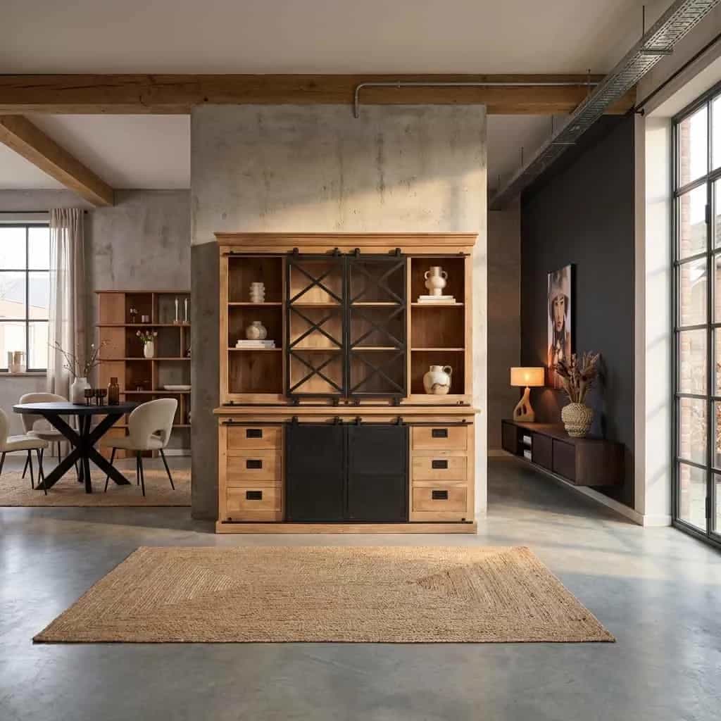 Vitrinekast Fresno XXL| 200 cm