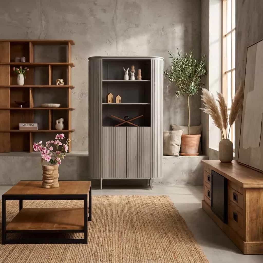 Wandkast Solana | 115 cm | Taupe