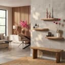 Wandplank Gusta Sand | 60 cm | Set van 3 - Starfurn