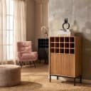Wijnkast Madison Natural | 55 cm - Starfurn