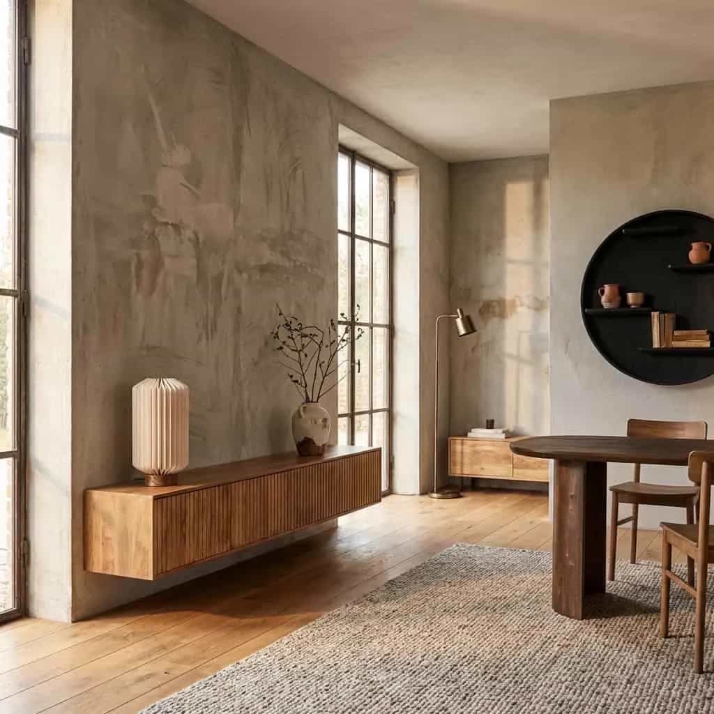 Zwevend tv meubel Madison Natural | 200 cm