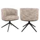 Eetkamerstoel Cheyenne trendy nature swivel - Richmond Interiors