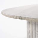 Salontafel Dorique Bruin Marmer & Mango hout - By-Boo