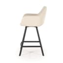 Barkruk Bliss met armleuning - beige - By-Boo