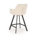 Barkruk Bliss met armleuning - beige - By-Boo