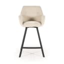 Barkruk Bliss met armleuning - beige - By-Boo