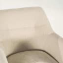 Barkruk Bliss met armleuning - beige - By-Boo