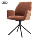 Amaro Armstoel - fabric Nature 500 Pearl copper (draaibaar) - Tower Living