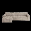 Austin 2 5-AR + Chaise L - Haga 30 beige - Tower Living