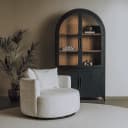Bolza Fauteuil - Trenza 6 ivory (draaibaar) - Tower Living