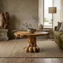 Salontafel Boomstam Teakhout | Dierenpoot - Sventerior
