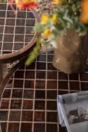 Salontafel TiledUp Mangohout & Keramiek - By-Boo