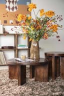 Salontafel TiledUp Mangohout & Keramiek - By-Boo