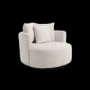 Bolza Fauteuil - Trenza 6 ivory (draaibaar) - Tower Living