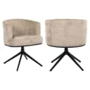 Eetkamerstoel Cheyenne desert fusion swivel fire retardant - Richmond Interiors