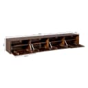 Zwevend tv meubel Vision Bruin Mangohout 200 cm - Starfurn